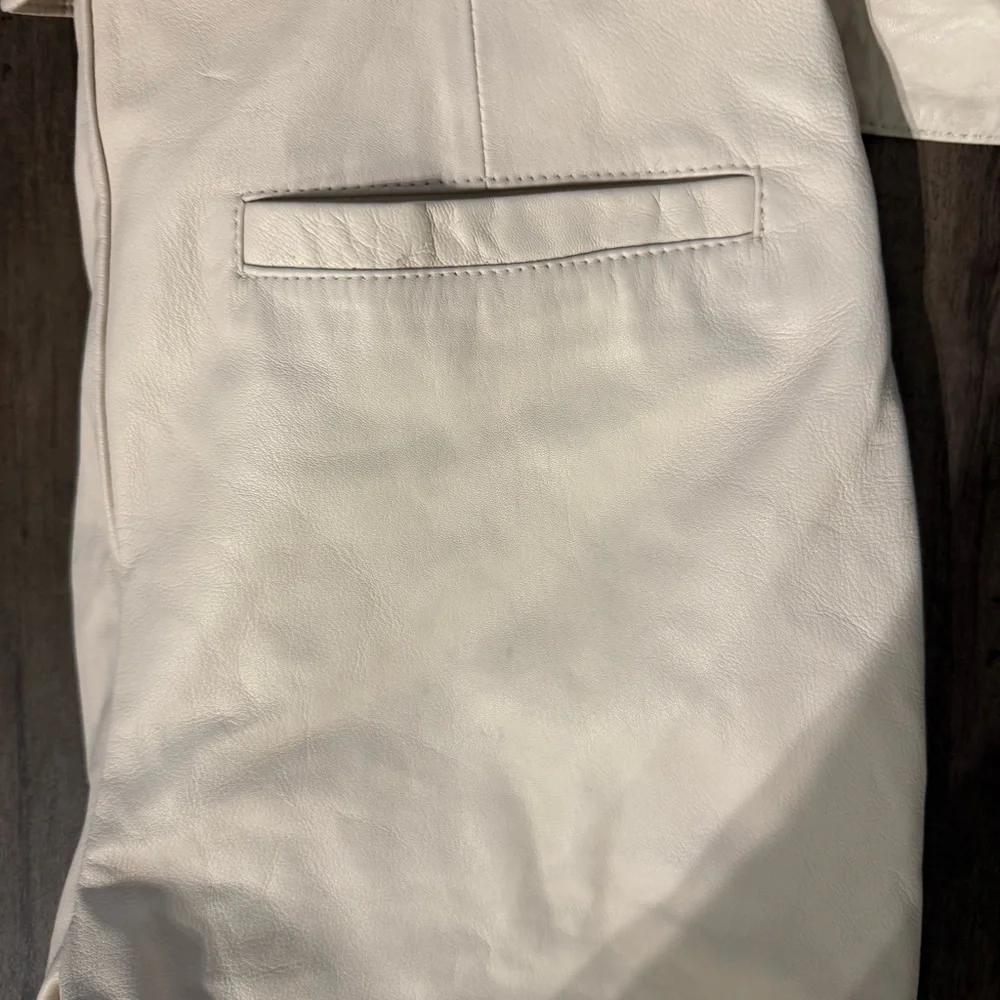 NWT - Zara lamb skin Leather Pants. - Picture 8 of 10
